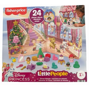 Fisher Price Little People Disney Princess Christmas Advent Calendar 24pc 2025